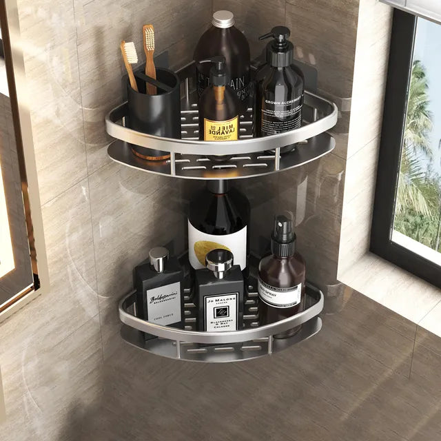 No-Drill Shower Corner Shelf
