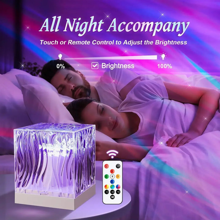 Dynamic Aurora Northern Lights Water Ripple Projector Night Light - Mesmerizing Illumination for Every Room | Kalsten