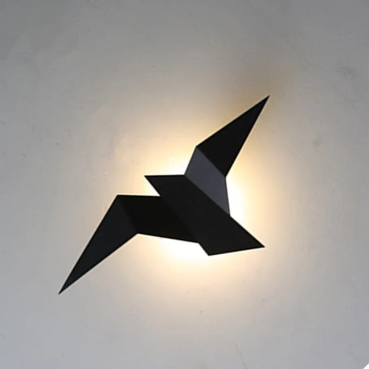 Nordic LED Bird Wall Lamp – Modern Wall Light for Bedroom, Living Room, Stairs, and Bedside – Up & Down Lighting, Iron Shade, AC Powered | Kalsten