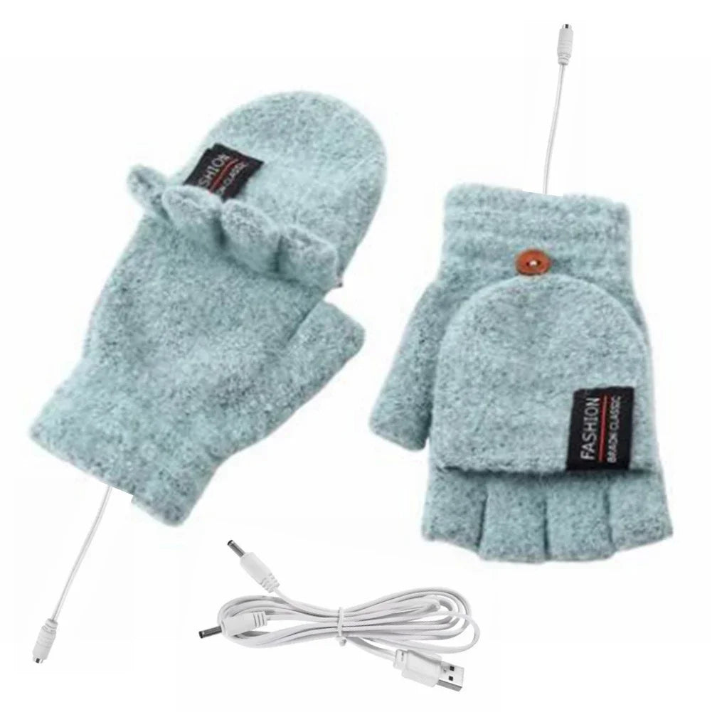 USB Rechargeable Warm Wave Heated Gloves | Kalsten