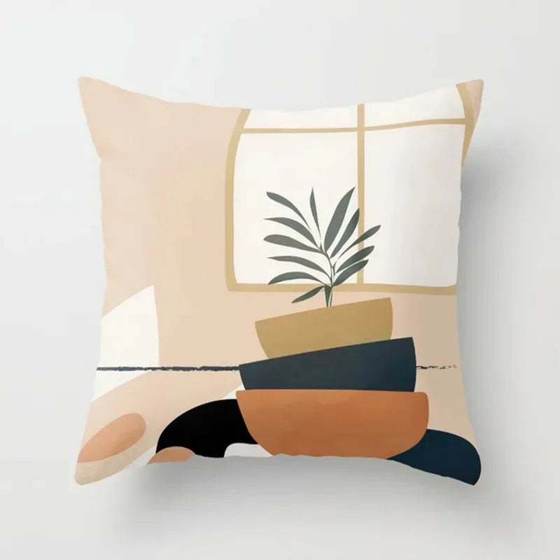 VelvetHaven Cushion Cover - Stylish Botanical Cushion Cover for Fresh Interior Makeover Kalsten