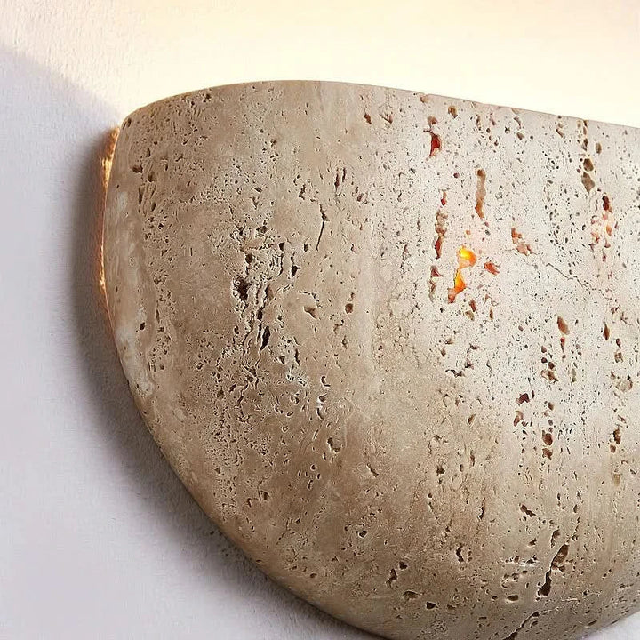 Kalsten | Stone Wall Lamp – Retro Wabi-Sabi LED Light