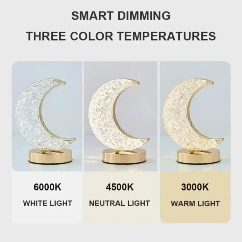 Half Moon Crystal Lamp | Kalsten