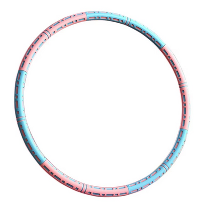 BowLift | Detachable Stainless Steel Weighted Fitness Hoop for Full Body Exercise