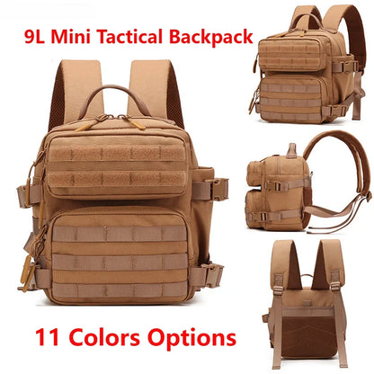 BowLift | Tactivo Mini-Rucksack 9L | MOLLE-Outdoor Backpack | Compact & Durable | For Hiking, Camping & EDC