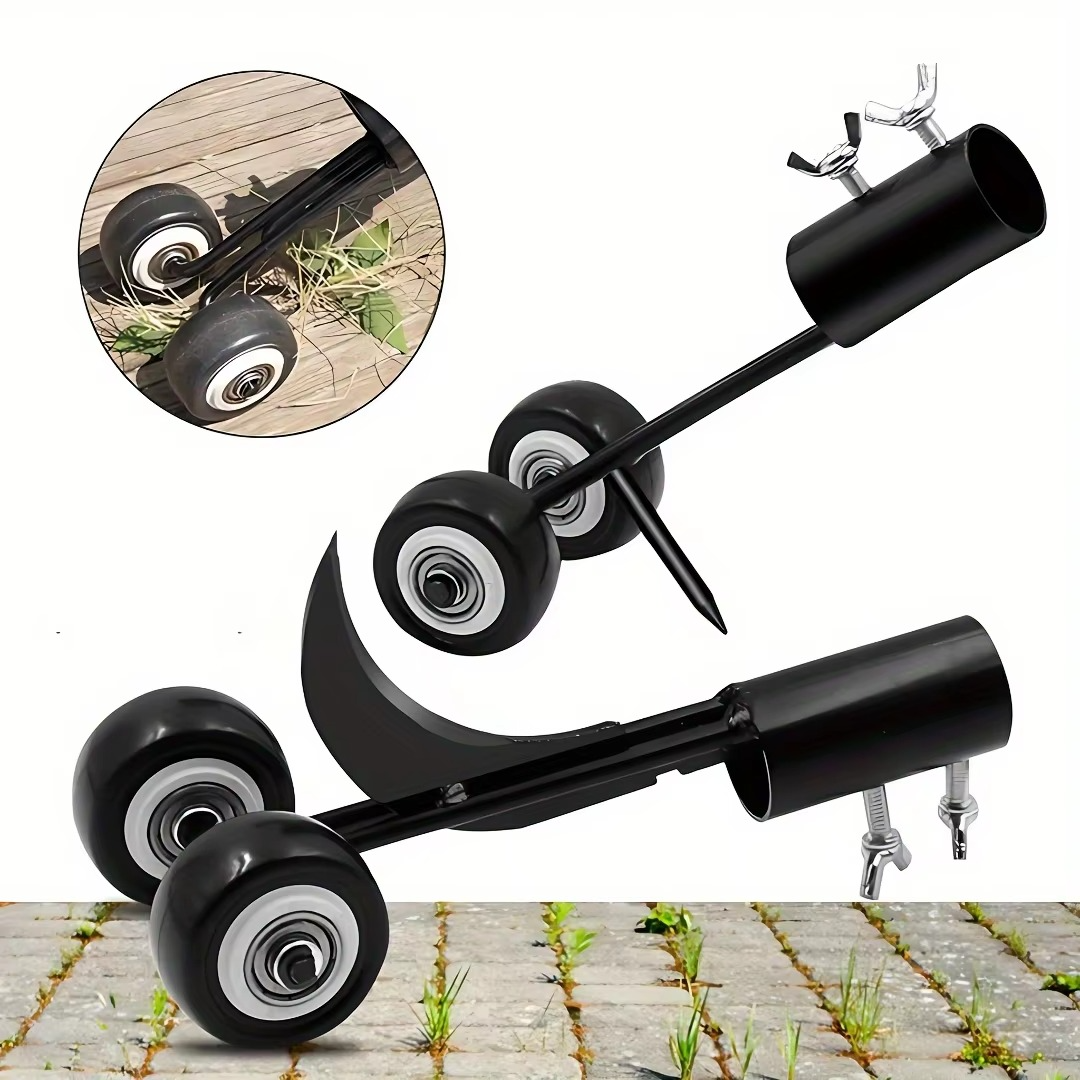 Kalsten | Heavy-Duty Metal Weed Remover Roller, No-Bend Crevice and Stair Weed Puller