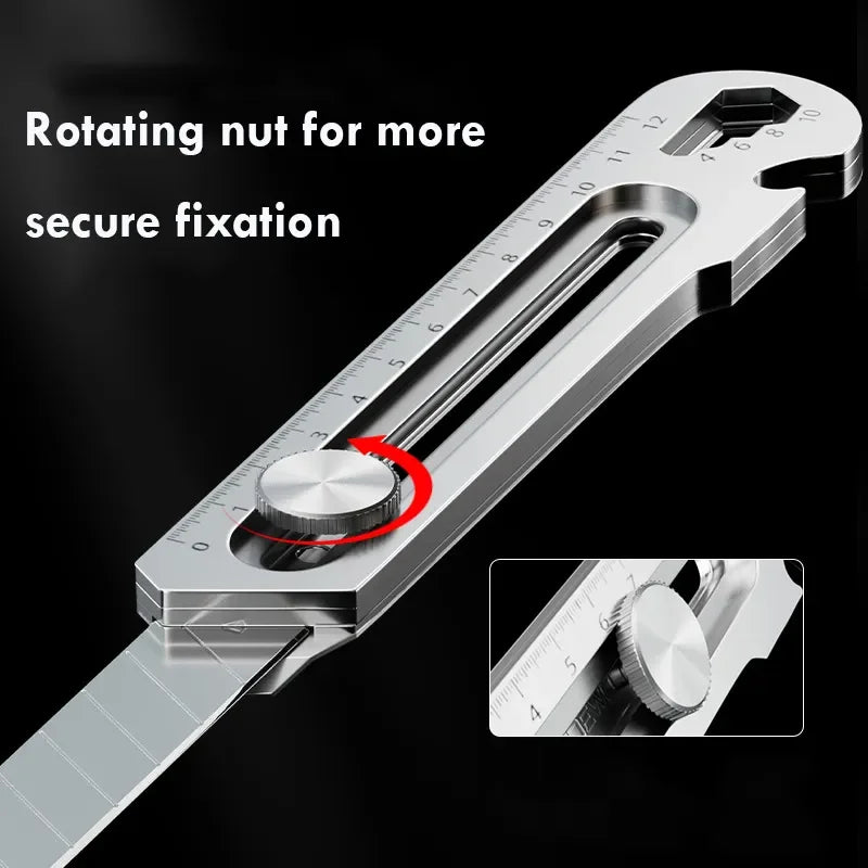 6in1 Multipurpose Stainless Steel Retractable Heavy Duty Snap-Off Blade | Kalsten