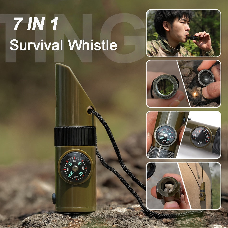 7in1 Portable Survival Outdoor Camping Tool | Kalsten