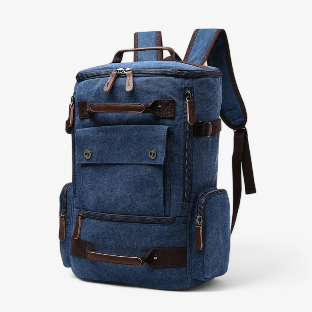 Kalsten | Vintage Canvas Backpack – Stylish & Functional with Laptop Compartment for Everyday & Adventure