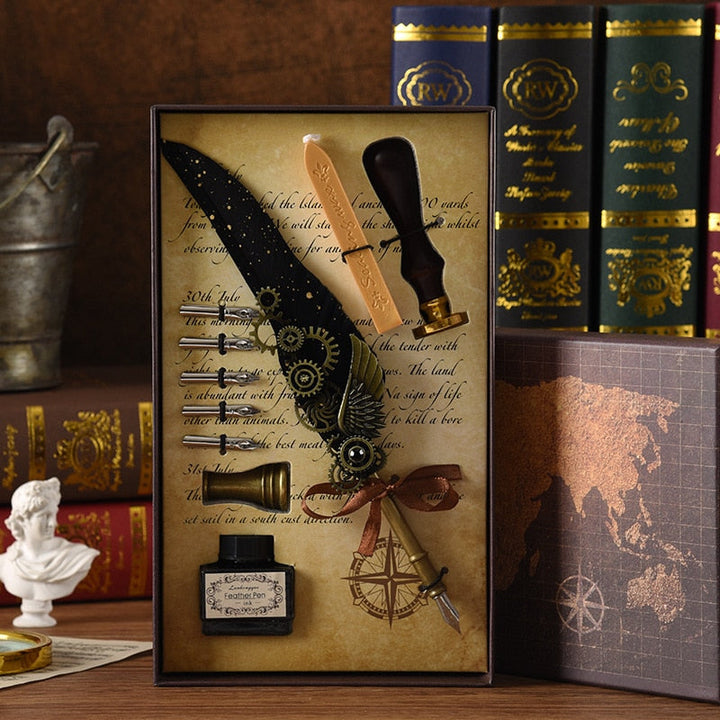 Kalsten | Phoenix Feather Mechanic Calligraphy Pen Set