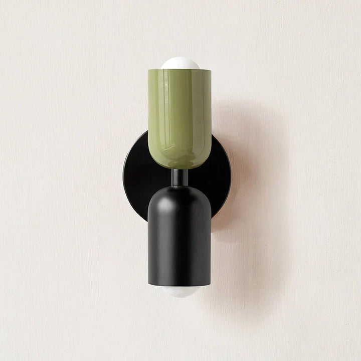 Double Head Wall Lamp Black Base | Kalsten