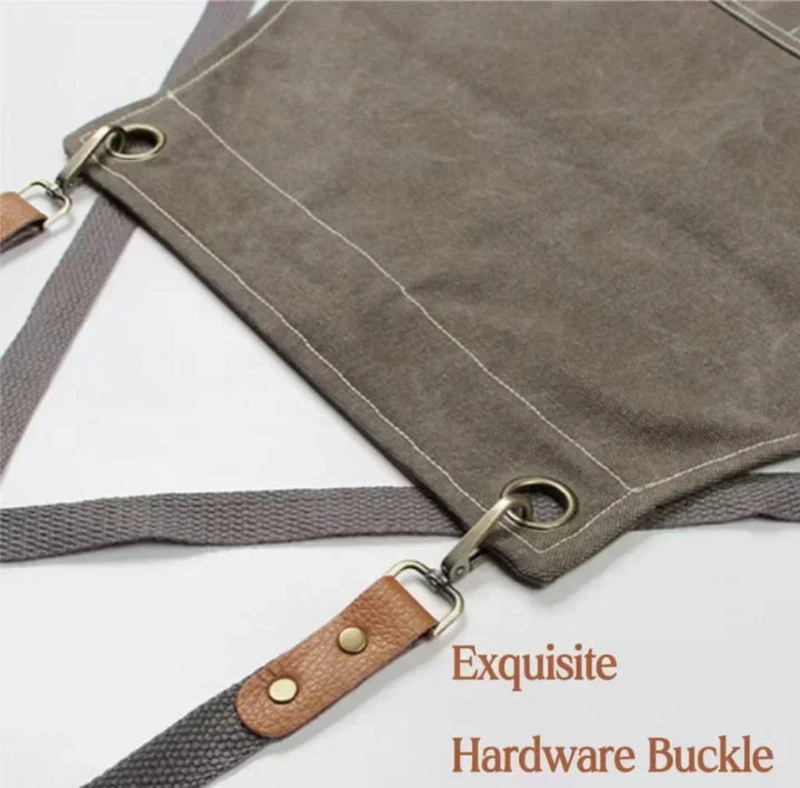 Canvas apron with pockets, adjustable, Unisex | Kalsten