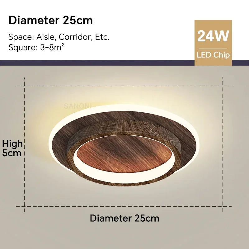 Modern LED Aisle Ceiling Light Chandelier - Indoor Lighting Fixture for Corridor, Stairs, Foyer, Balcony, Bedroom, Bathroom | Kalsten