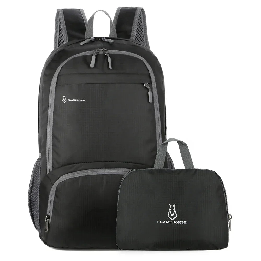 Kalsten | TrekVita Foldable Backpack | Ultralight & Waterproof | 31×14×47 cm | Outdoor & Travel Backpack for Men & Women