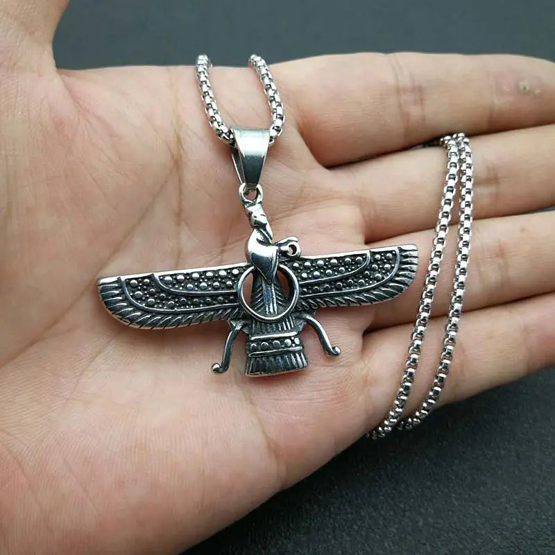 Kalsten | Zoroastrian Faravahar / Ahura Mazda Pendant Necklaces