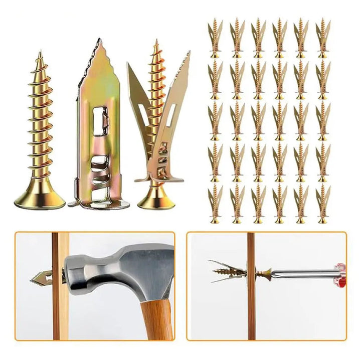 Kalsten | Self-drilling drywall anchors with screws – No pre-drilling, maximum load capacity