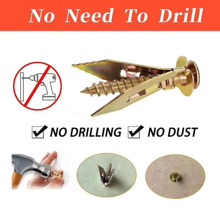 Kalsten | Self-drilling drywall anchors with screws – No pre-drilling, maximum load capacity