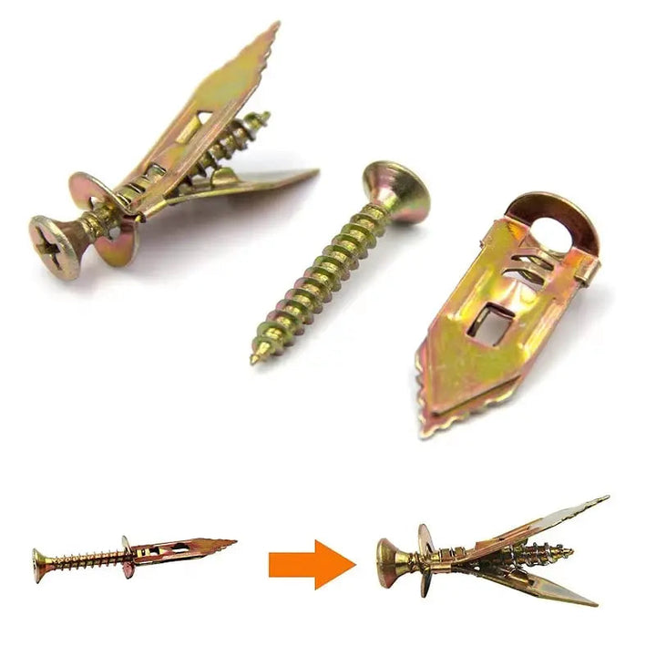 Kalsten | Self-drilling drywall anchors with screws – No pre-drilling, maximum load capacity