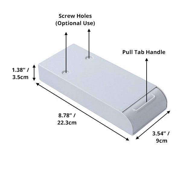 Self Adhesive Under Desk Drawer Organizer | Kalsten