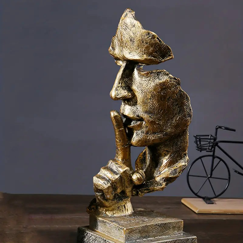 SerenitySculpt - Thoughtful abstract statue for calm reflection | Kalsten