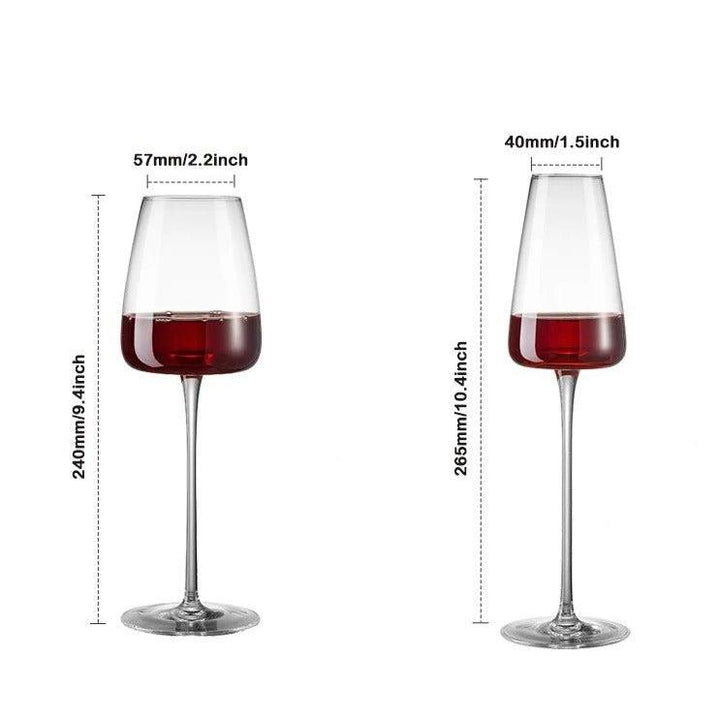 Sets of 2, 4 & 6 Handmade Crystal Wine and Champagne Glasses - 4 Sizes | Kalsten