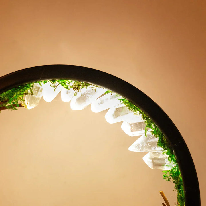 CrystalGlow Luxe Circle Night Lamp | Kalsten