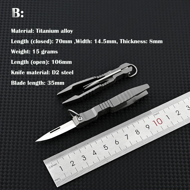 All Day Titanium Tweezer Knife Multifunctional Tool | Kalsten