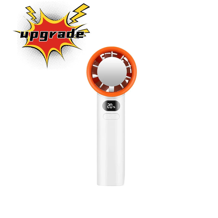 Portable Mini Bladeless Hand Fan – USB Rechargeable Handheld Personal Fan with 120-Speed High-Speed Airflow, Electric Cooling Fan | Kalsten