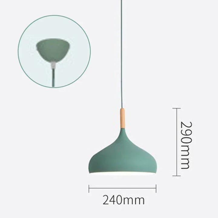 LED Iron Chandelier Pendant Lamp - Vintage Hanging Light | Kalsten