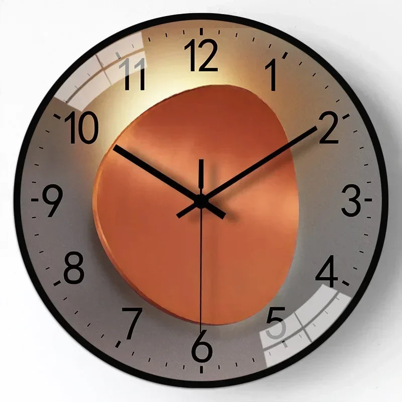 Kalsten | Silent Classic Wall Clock | Non-Ticking Elegant Timepiece for Bedroom & Office