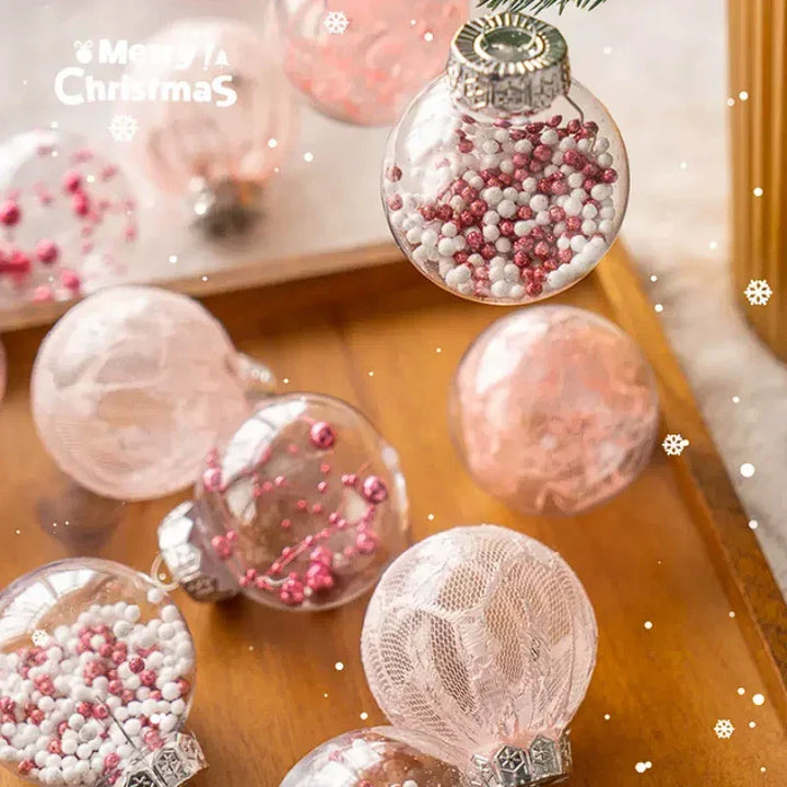 Transparent hollow ball Christmas tree decoration | Kalsten