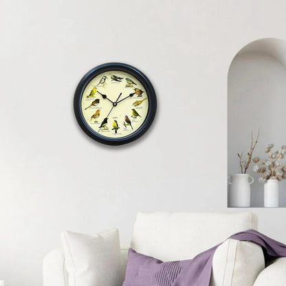BirdSong Clock – 10-Inch Wall Clock for Stylish Interiors Skanto