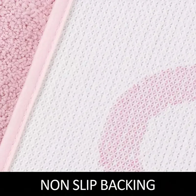 Tufted design carpet "Get Naked" Pink 80×50 cm | Kalsten
