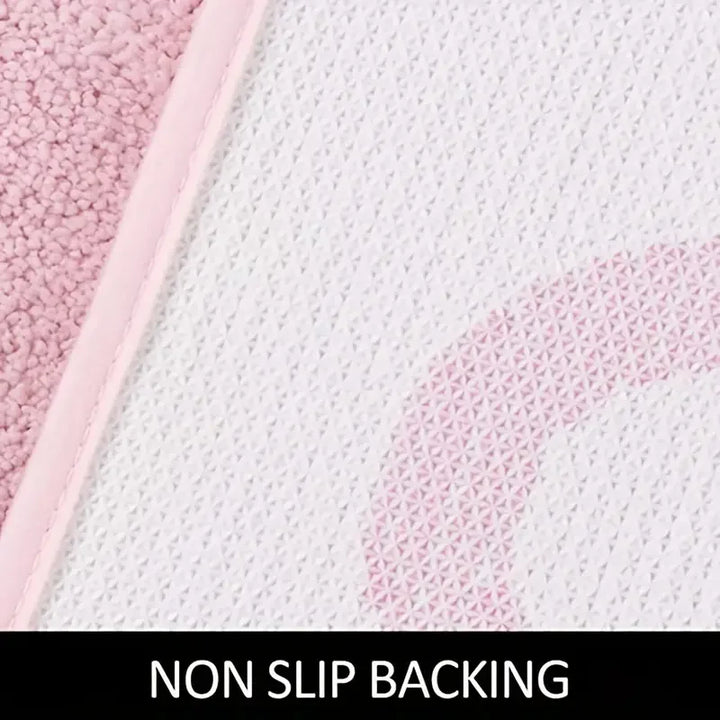 BlushNaked Tufted Design Rug – Pink "Get Naked" Bath & Living Rug | Kalsten