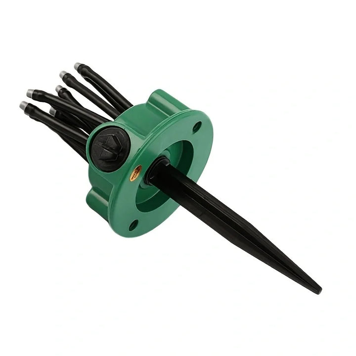Kalsten | 12-in-1 Garden Irrigation System – Adjustable Sprinkler with 360-Degree Irrigation