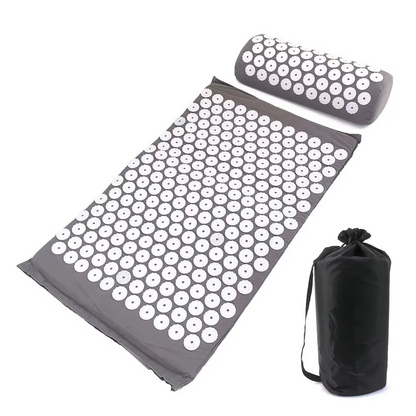 Skanto | Acupressure Massage Mat and Pillow Set for Back and Body Relief