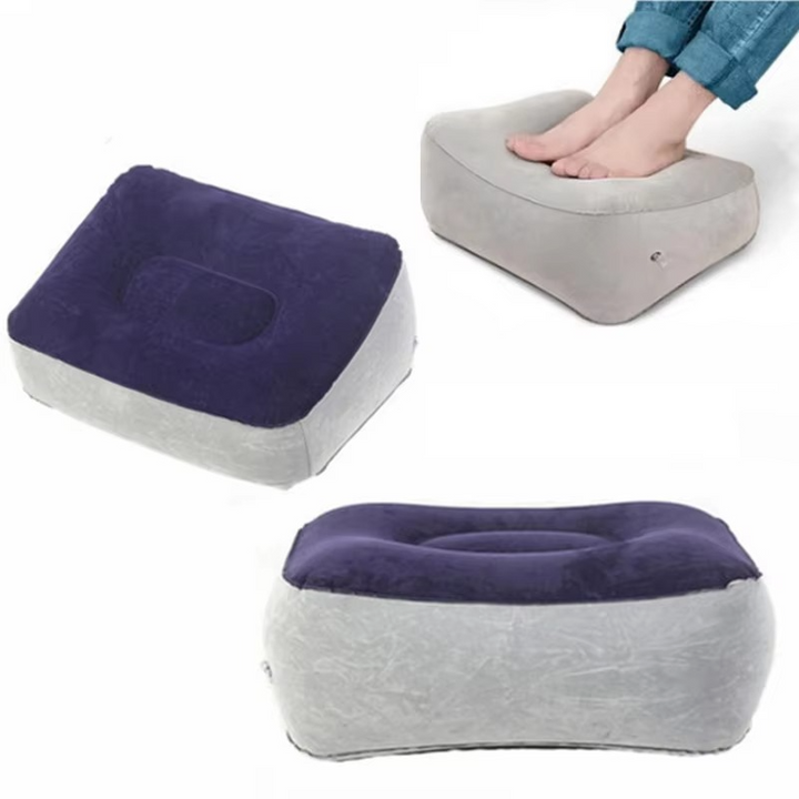 Kalsten | Inflatable Footrest Pillow - Leg Support Cushion for Travel, Office & Home
