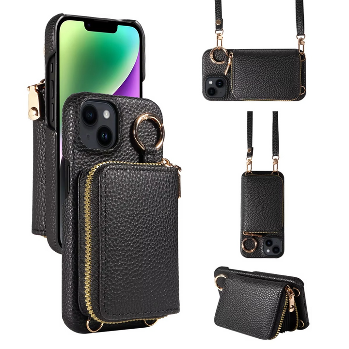Kalsten | Premium Leather Multi-Function iPhone Case with Anti-Degaussing Protection