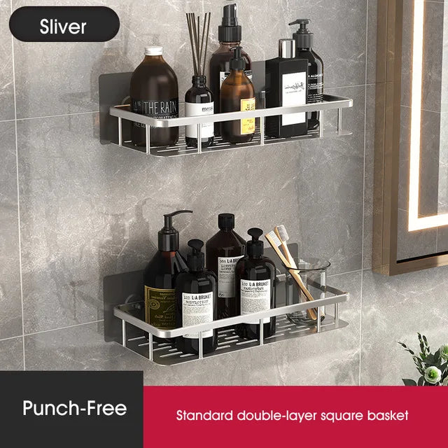 No-Drill Shower Corner Shelf