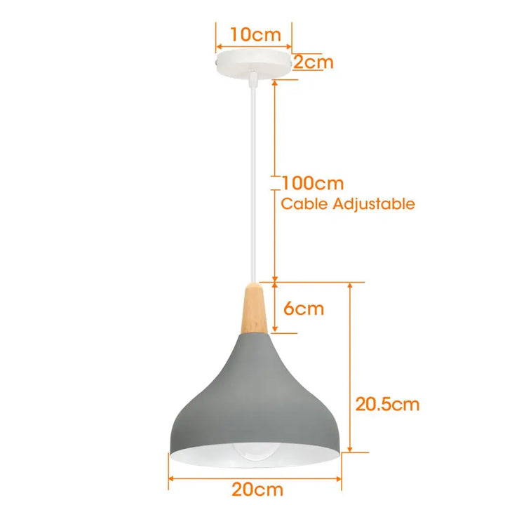 1/3 Heads Pendant Light - Retro Industrial Ceiling Lamp | Kalsten