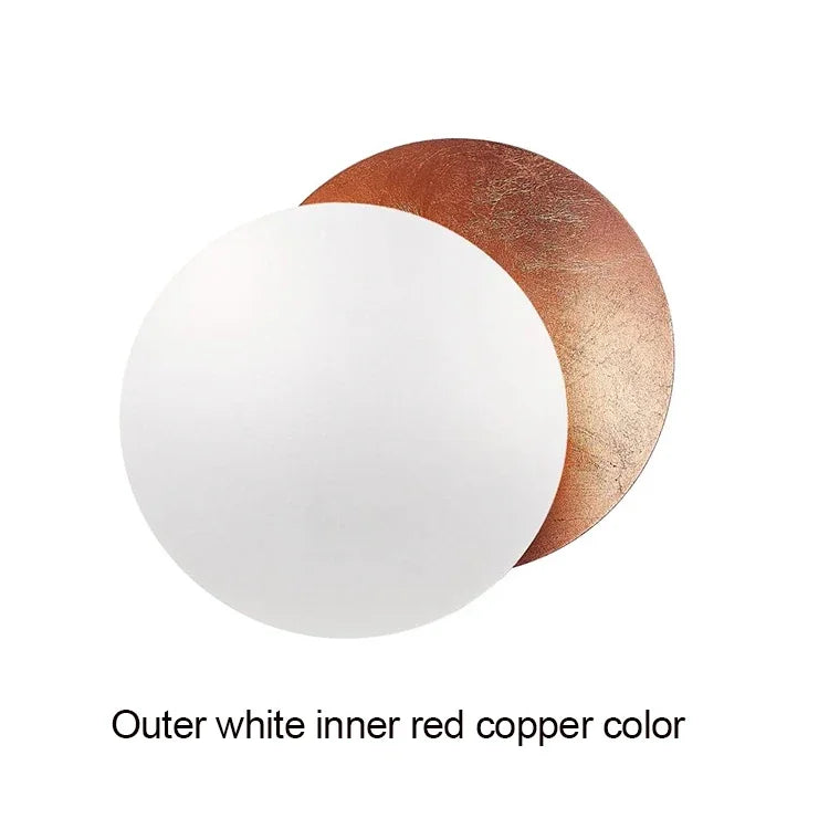 Modern Eclipse Wall Lamp – Round LED Wall Light for Bedroom, Aisle, Corridor, and Living Room | Kalsten