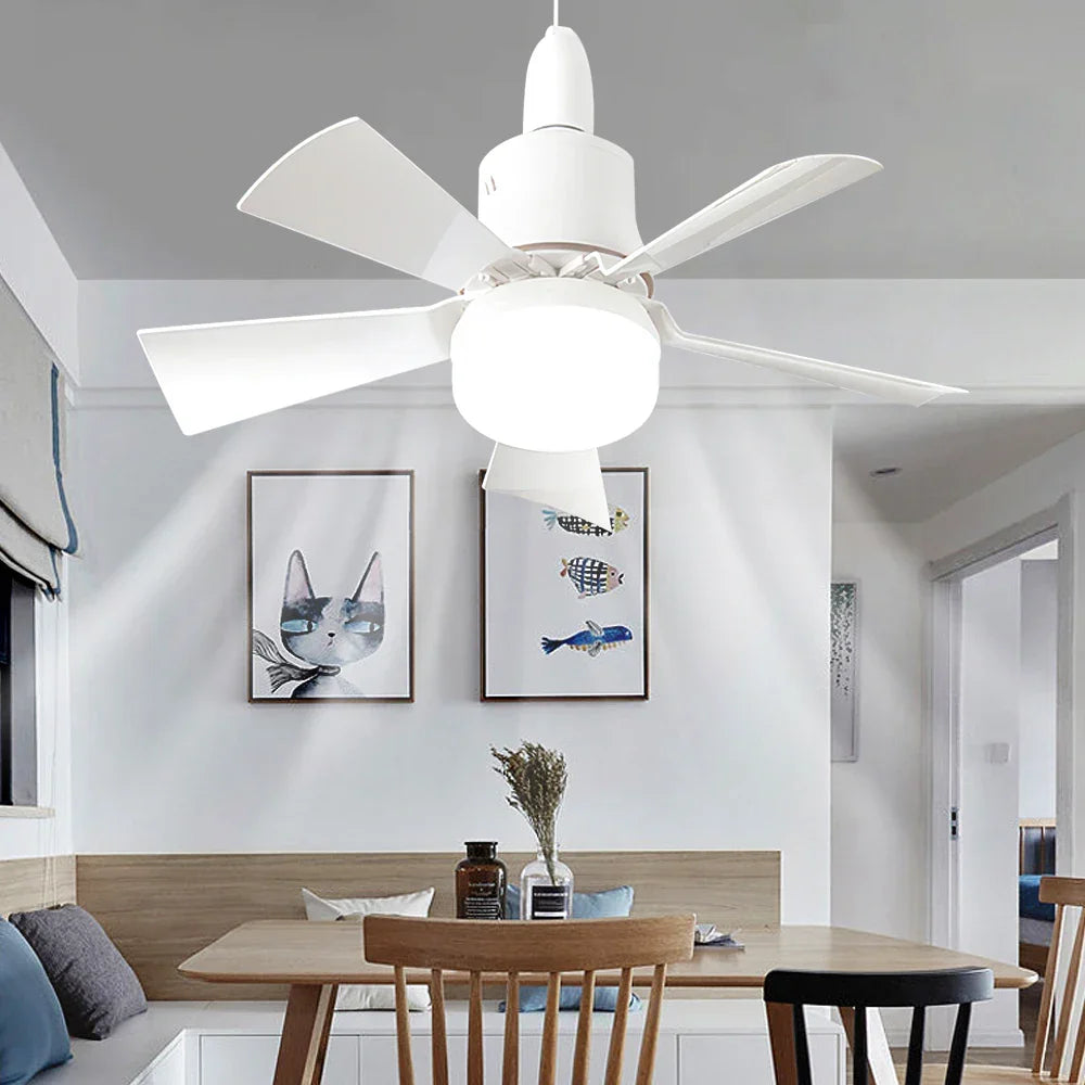 30W E27 Ceiling Fan Light with Remote - LED Dimming Function, Intelligent Silent Fan for Bedroom & Living Room | Kalsten
