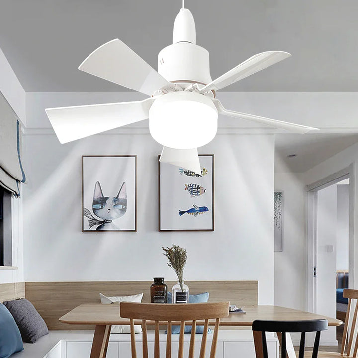 30W E27 Ceiling Fan Light with Remote - LED Dimming Function, Intelligent Silent Fan for Bedroom & Living Room | Kalsten