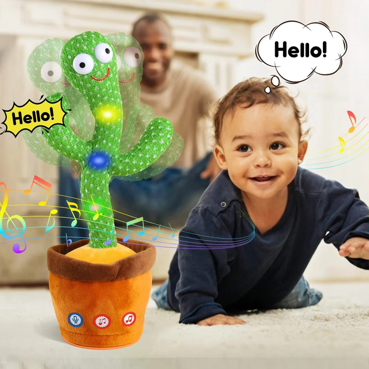 Kalsten | Interactive Sing & Dance Cactus Plush Toy with 120 Songs