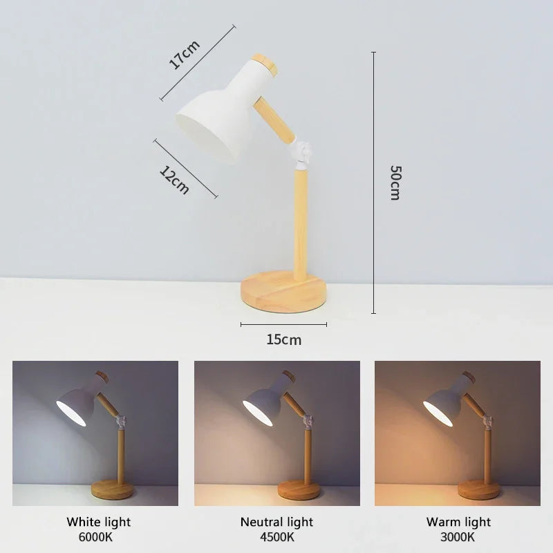 Artistic Mushroom-Shaped Wooden Desk Lamp: Illuminate Your Space with Style | Kalsten