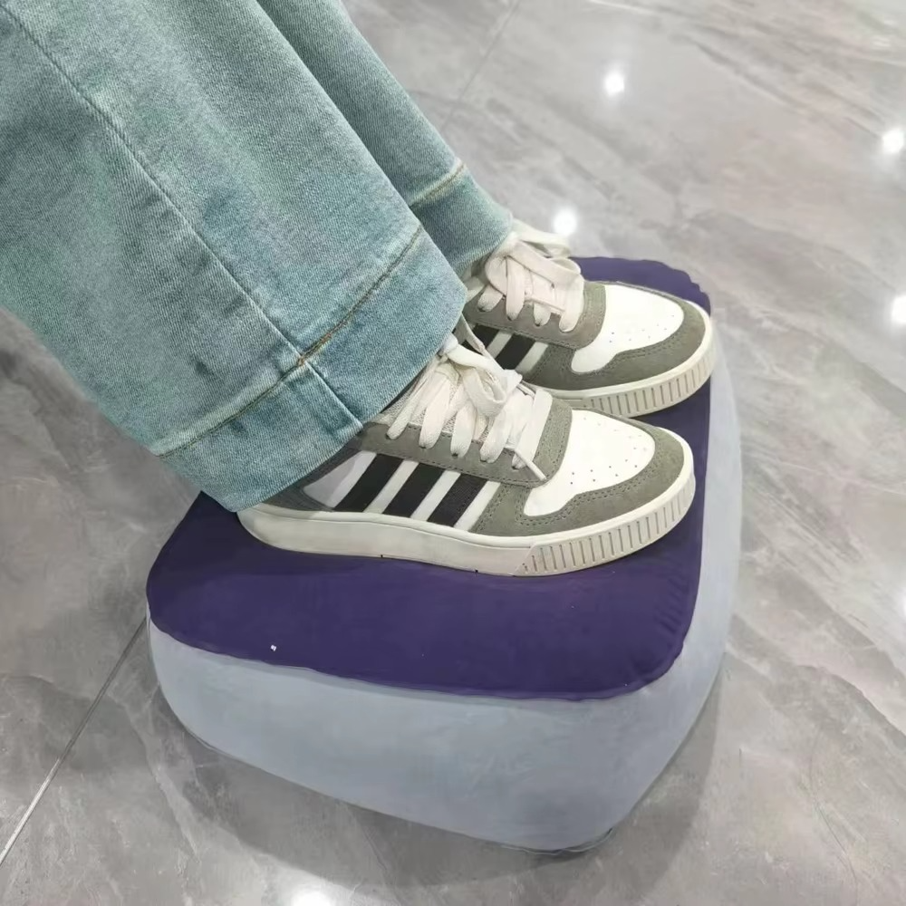 Kalsten | Inflatable Footrest Pillow - Leg Support Cushion for Travel, Office & Home