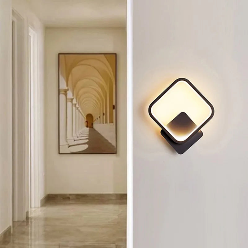 Modern LED Wall Lamp – Round Wall Light Fixture for Bedroom, Living Room, Hallway, and Study | Kalsten