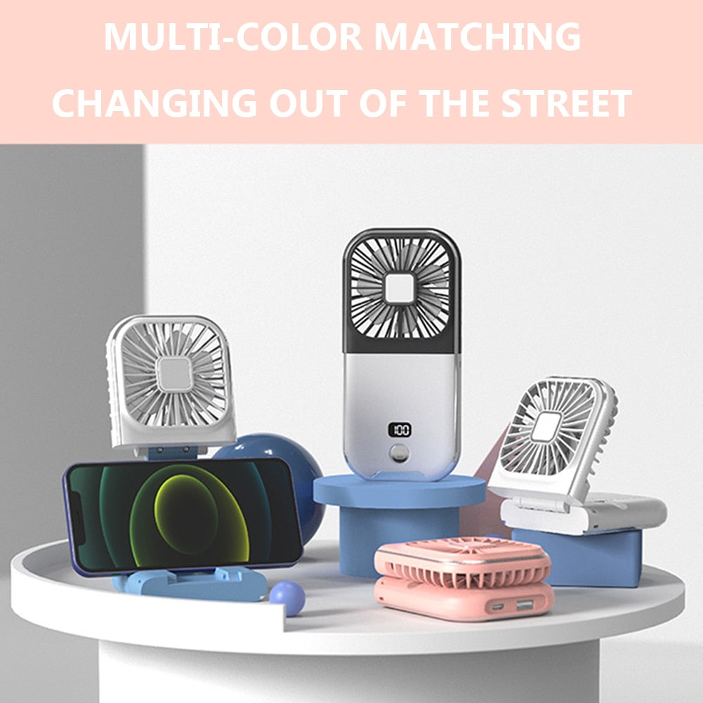 Kalsten | Portable Rechargeable Magic Phone Holder Cooling Fan