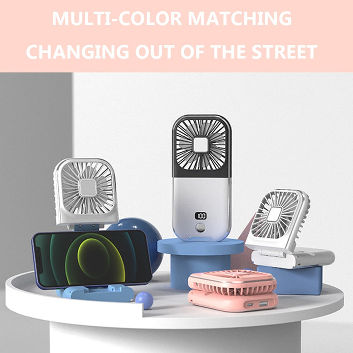 Kalsten | Portable Rechargeable Magic Phone Holder Cooling Fan