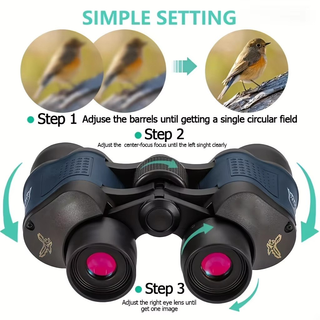 Kalsten | Ultra Vision 60x60 HD High-Power Binoculars for Outdoor Enthusiasts